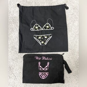 Garment / Lingerie travel bags - set of 2